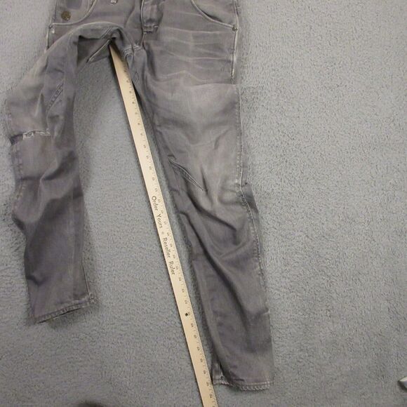 GStar Raw Denim Arc 3D Slim Jeans‎ Mens size 30x30 Gray Tapered Distressed - Picture 11 of 12